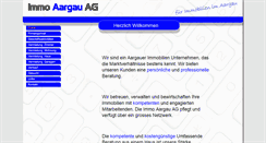 Desktop Screenshot of immo-aargau-ag.ch